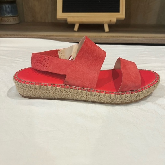 Cole Haan Red Espadrille Sandals - Picture 2 of 6
